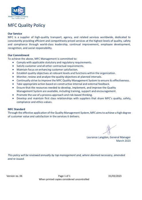 MFC Container Solutions